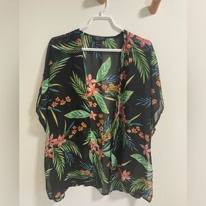Tropical Floral Kimono